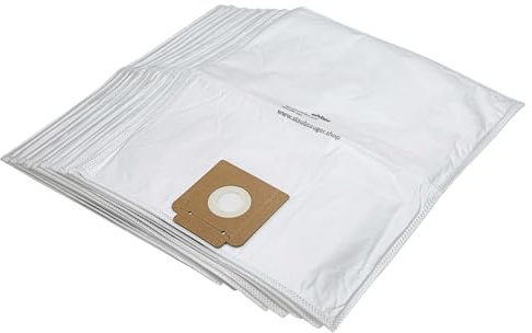 vhbw 10x Staubbeutel kompatibel mit Kärcher T17/1 | T12/1, T15/1 Staubsauger - 40cm x 24cm Weiß - Ersatz für 6.907-017.0, 6.904-315.0, 6.904-312.0