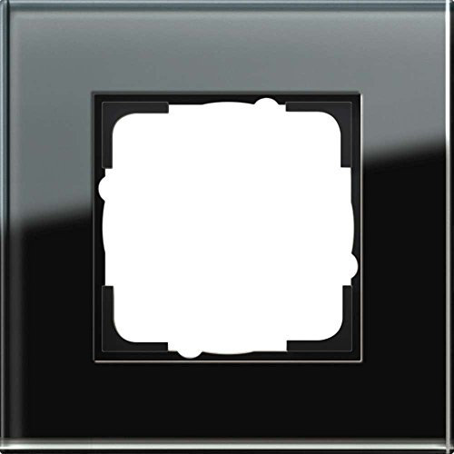 Gira 021105 021105 Rahmen 1-Fach Esprit Glas, schwarz