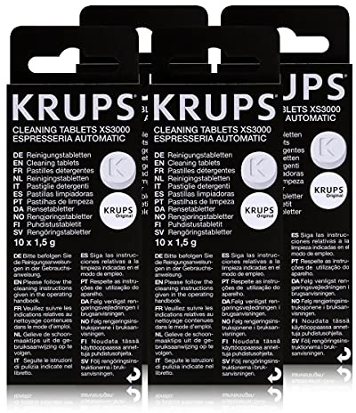 Krups XS 3000 Lot de 10 pastilles de nettoyage