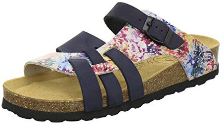AFS-Schuhe Damen Pantoletten aus echtem Leder, hochwertige Hausschuhe für Frauen Made in Germany