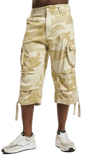 Brandit 3/4 Shorts Urban Leyenda Pantalón Corto Cargo Vintage Pantalones Cortos BW Army Bermudas, Tamaño: M, Color: Sandstorm