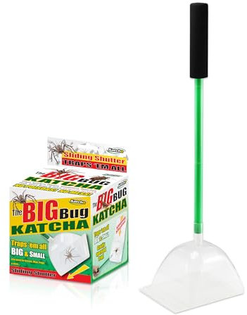 Katcha The Big Bug Katcha – Traps 'em all BIG & SMALL – Trappola ragni, giacche gialle, vespe, scorpioni, scarafaggi, mosche, insetti puzzolenti, topi, rane, gechi e altro ancora, Ultimate Spider