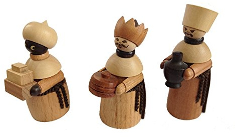 Rudolphs Schatzkiste Miniaturfigur Holzfiguren Heiligen 3 Könige Höhe=9cm NEU Seiffen Erzgebirge Dekoration Holzfiguren Weihnachten Fensterschmuck Spielzeug Deko Weihnachtsfigur
