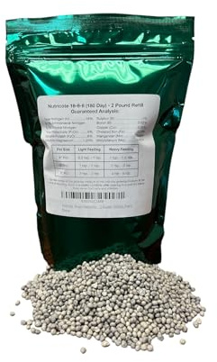 Hoiyen Nutricote 18-6-8 180 Day Fertilizer, 2 Pounds, Orchids, Plants