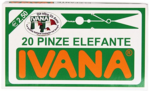 Ivana - Pinze Bucato Elefante - 20 pinze