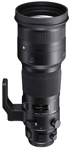 Sigma F4 DG OS HSM Sports - Objetivo para cámara para réflex (500 mm) Negro