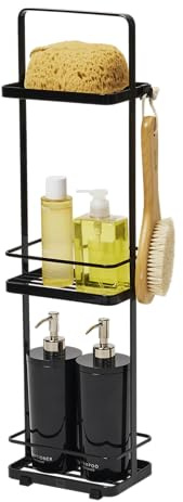 YAMAZAKI 6635 TOWER 3Tiered Rack, black, Steel, 18 x 12 x 67 cm