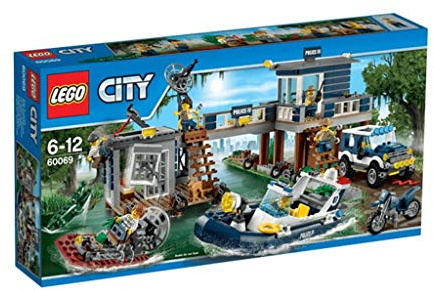 Lego City - 60069 - Jeu De Construction - Le Poste De Police des Marais