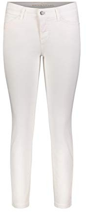 MAC Jeans Kvinnors dröm sommarjeans, Vit – Weiã (vit denim D010), 36W x 27L