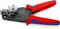 KNIPEX Präzisions-Abisolierzange mit Formmessern mit Mehrkomponenten-Hüllen brüniert 195 mm, 12 12 10