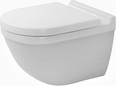 Duravit Wand-WC, Tiefspüler Starck 3 36,5x54cm, 4,5 l, weiß WonderGliss