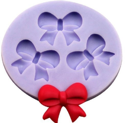 Allforhome 3-er Silikon-Form zum Backen und Basteln, Mini-Blume, für Zuckerguss- / Kuchen-Deko, Gießharz, Fondant, 2,5cm