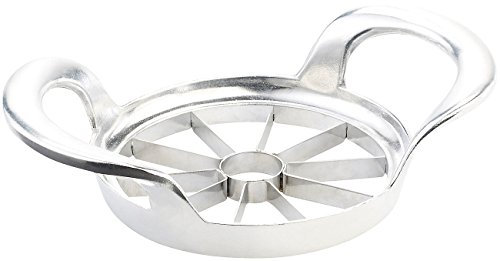PEARL Apfelspalter: Vollmetall Apfelteiler & -Entkerner aus Alu mit Edelstahlklingen (Apfelzerteiler, Äpfel und Birnenteiler, Gemüseschneider)