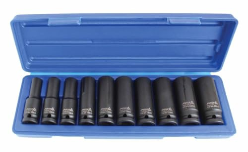 Druckluft Schlagschrauber Nüsse 1/2 Zoll 10-tlg. Lang