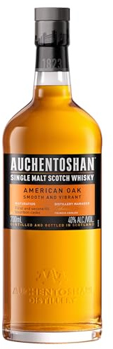 Auchentoshan American Oak | Single Malt Scotch Whisky | mit Geschenkverpackung | fruchtiger Geschmack | 40% Vol | 700ml Einzelflasche