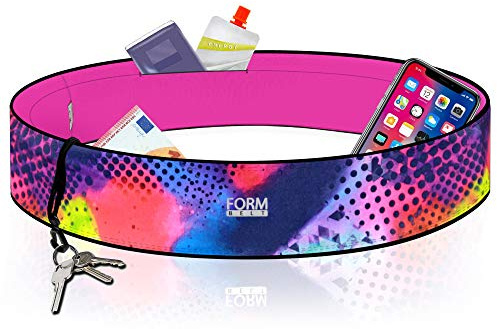 Formbelt® Laufgürtel für Handy | Laufen Ohne Wackeln, Scheuern | Jogging Gürtel mit viel Platz und bestem Komfort | für iPhone Galaxy etc. Hüfttasche Lauftasche Handytasche