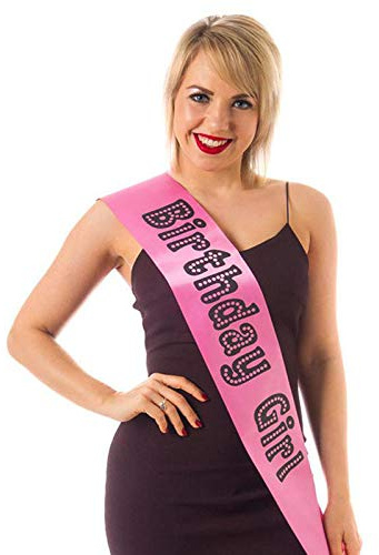 Alandra Party MISS-900 Birthday Miss Behave Girl - Banda unisex para adultos, rosa, talla única