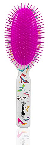 Cepillo neumático Casalfe resistente al secador con púas blanditas que cuidan el cabello sin romperlo y aportando salud y brillo. Fabricado en España.