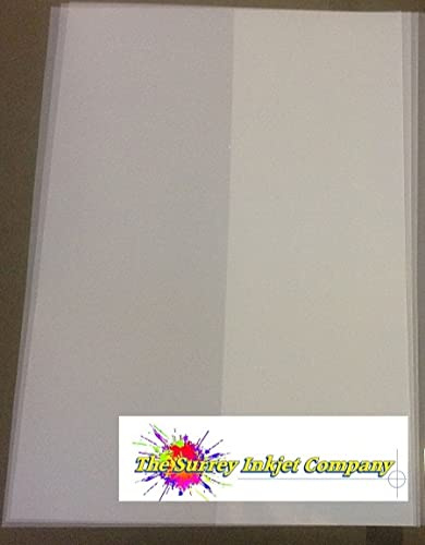 A2 Inkjet Coated Transparency Film 100 Micron 12 Sheet Pack