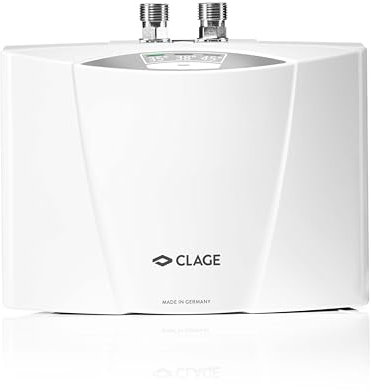 CLAGE MCX4 elektronischer Klein-Durchlauferhitzer fürs Handwaschbecken, 4,4 KW, ohne Stecker, 230V Festanschluss, druckfest + drucklos