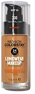 Revlon ColorStay Longwear Makeup für Mischhaut/fettige Haut, SPF 15, 330 Natural Tan, 30 ml