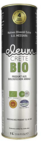Oleum Crete BIO P.D.O. Messara/Timbaki/Kreta 1000ml herzhaftes, fruchtiges Olivenöl. Hersteller mit über 92 internationalen Auszeichnungen. Sortenrein aus der Koroneiki-Olive.