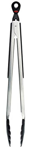 OXO SoftWorks 12-Inch Locking Tongs with Nylon Heads