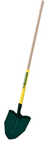 Leborgne, Pelle Batipro Manche Bois 130 cm Certifié PEFC 100% Sv402B, Manche de 135 cm, améliore la position de travail, Bords d'attaque latéraux droits, Bout pointu, favorise la pénétration