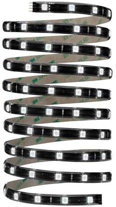 Paulmann 70594 Strip YourLED 3 m, strip LED RGB negro, claro, tira de luz con recubrimiento, multicolor, 17,8 W regleta de luces 550 lúmenes, cinta de luz 120 LED