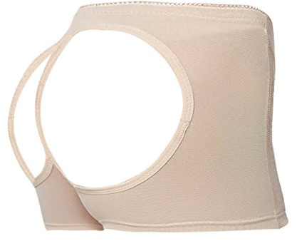 Everbellus Faja Reductora Braguita Moldeadora Nalgas Push Up para Mujer Beige Small