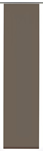 Gardinia Flächenvorhang Stoff Entry braun 60 x 245 cm, 33188, 5.09 x 64.59 x 5.09 cm