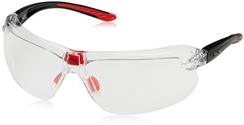 Bolle Safety Reading Glasses With Cord | Clear +2.5 bifocal lenses with anti-fog and anti-scratch coatings, 99.9% UVA/UVB protection and EN166 1FT frame rating.