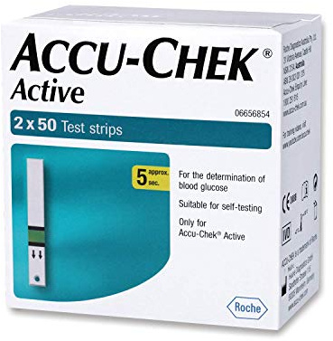 Accu-Chek Active Strips, 100 (50x2) (Multicolor)