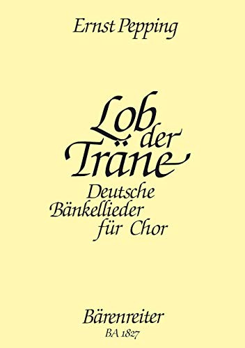 Lob der Trane oder der Welten Lauf - SATB - Partitur