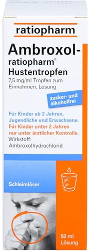 Ambroxol-ratiopharm Hustentropfen, 50 ml Lösung