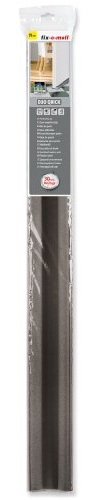 fix-o-moll Doppeltürdichtung 95 cm 30 mm anthrazit, 3565570
