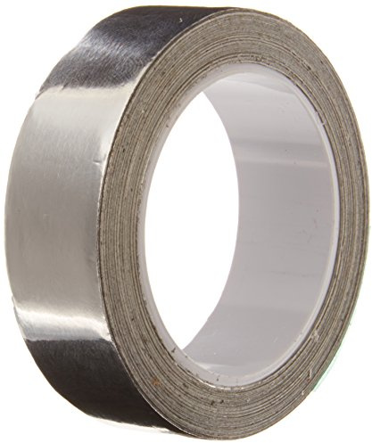 TapeCase - 2-6-1120 Silver Aluminum Foil Tape with Conductive Acrylic Adhesive, Converted from 3M 1120, 6 yd Length, 2 Width, Roll
