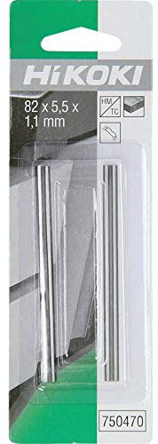 Hikoki tools 750470 - Cuchillas para cepillo 82MM (2 piezas) desechables 82x2