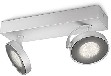 Philips myLiving Clockwork LED Spotbalken, 2-flammig, aluminium, 531724816
