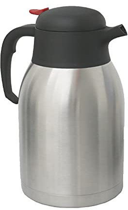 Oypla 2L Stainless Steel Airpot Insulated Vacuum Thermal Flask Jug