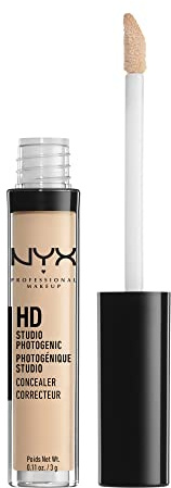 NYX Professional Makeup HD Photogenic Concealer Wand, Für alle Hauttypen, Mittlere Abdeckung, Farbton: Light