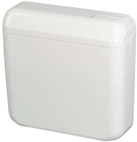 Schwab Spülkasten Aufputz in weiß