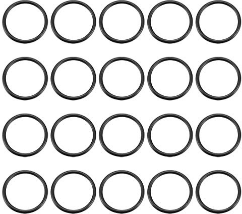sourcing map 20St Metrische Nitrilkautschuk O-Ringe Dichtung 24mm AD | 20mm ID, 2mm Breite