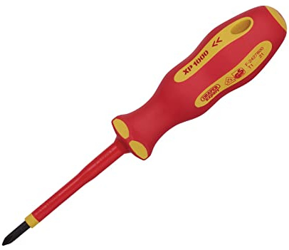 Draper 64429 XP1000 VDE Cross Slot Screwdriver, No.1 x 80mm