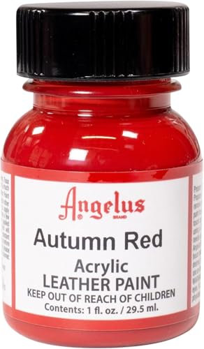 Angelus Leder Farbe 1 Oz Herbst-Rot