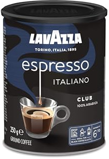 Lavazza 1 Club Italien Favourite gemahlenen Kaffee, 100% Premium Arabica, 250 g
