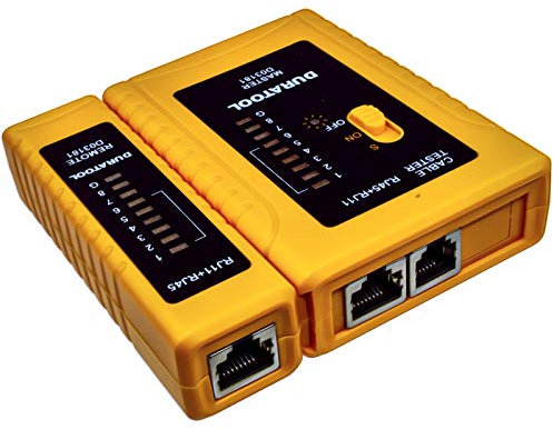 kenable LAN Network Cable Tester for RJ45 Ethernet & RJ11/RJ12 ADSL Leads