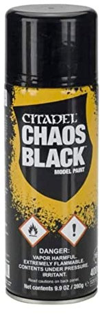 Games Workshop Citadel Colour - Chaos Black Primer / Undercoat Spray
