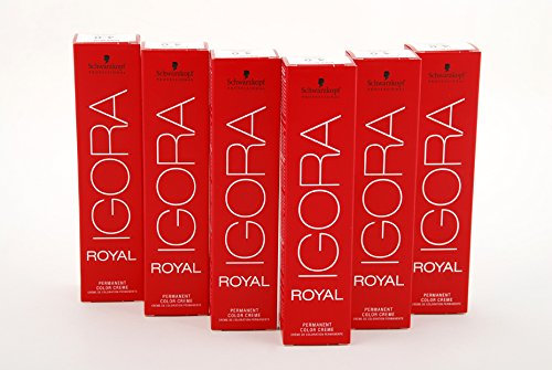Tinte Igora Royal 7-57 de Schwarzkopf, 60 ml, 6 unidades (6 x 60 ml)