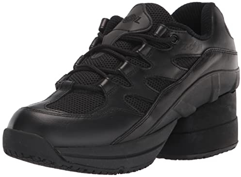 Z-Coil Women's Freedom Pain-Relief Footwear, Black, Enclosed Coil, 7